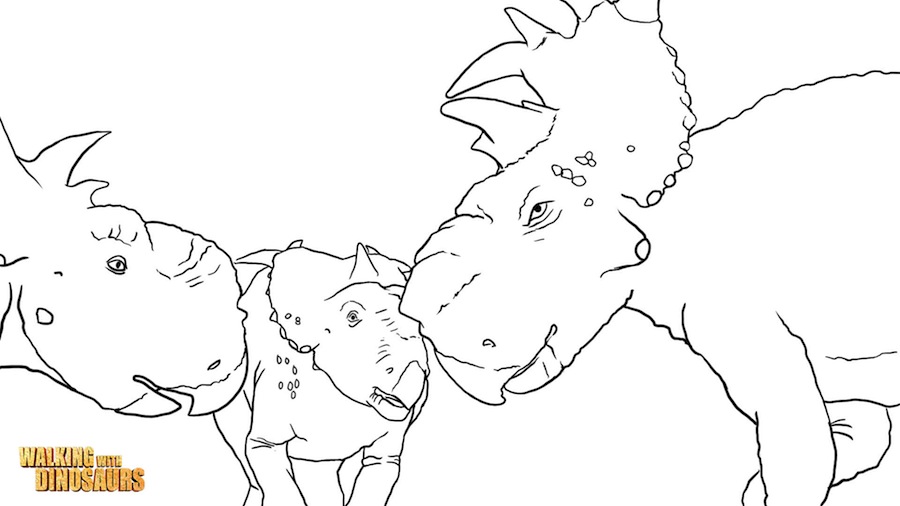 walking with dinosaurs coloring pages - photo #15