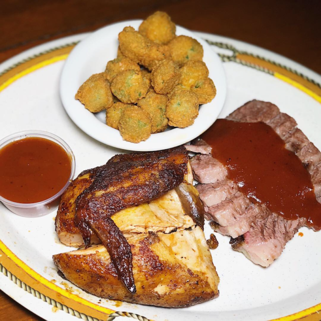 BBQ Chicken and Brisket