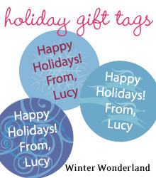 holiday gift tags 2009b