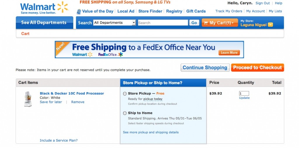 Walmart Introduces Pay With Cash...An Alternative For Online Shopping