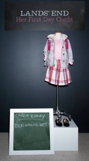 Lands' End First Day of School Outfit for Girls