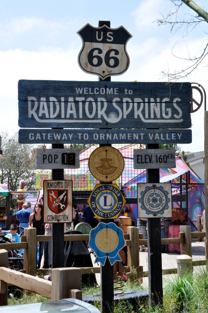 Welcome To Radiator Springs Sign