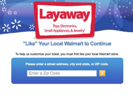 Walmart Layaway App