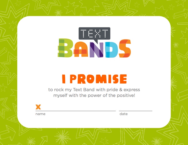 Text Bands Promise