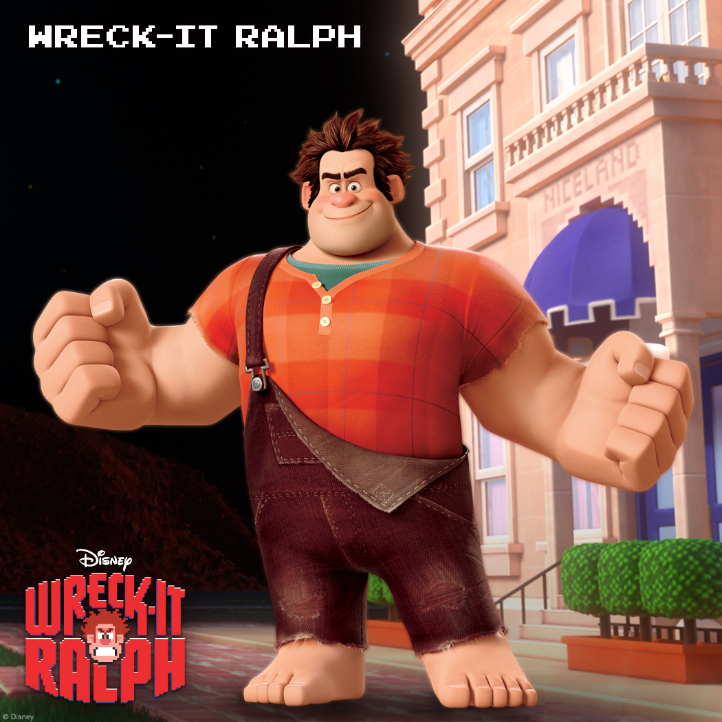 Wreck-It-Ralph and Vanellope Von Schweetz Standee