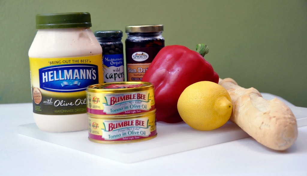 Tuna Crostini Ingredients