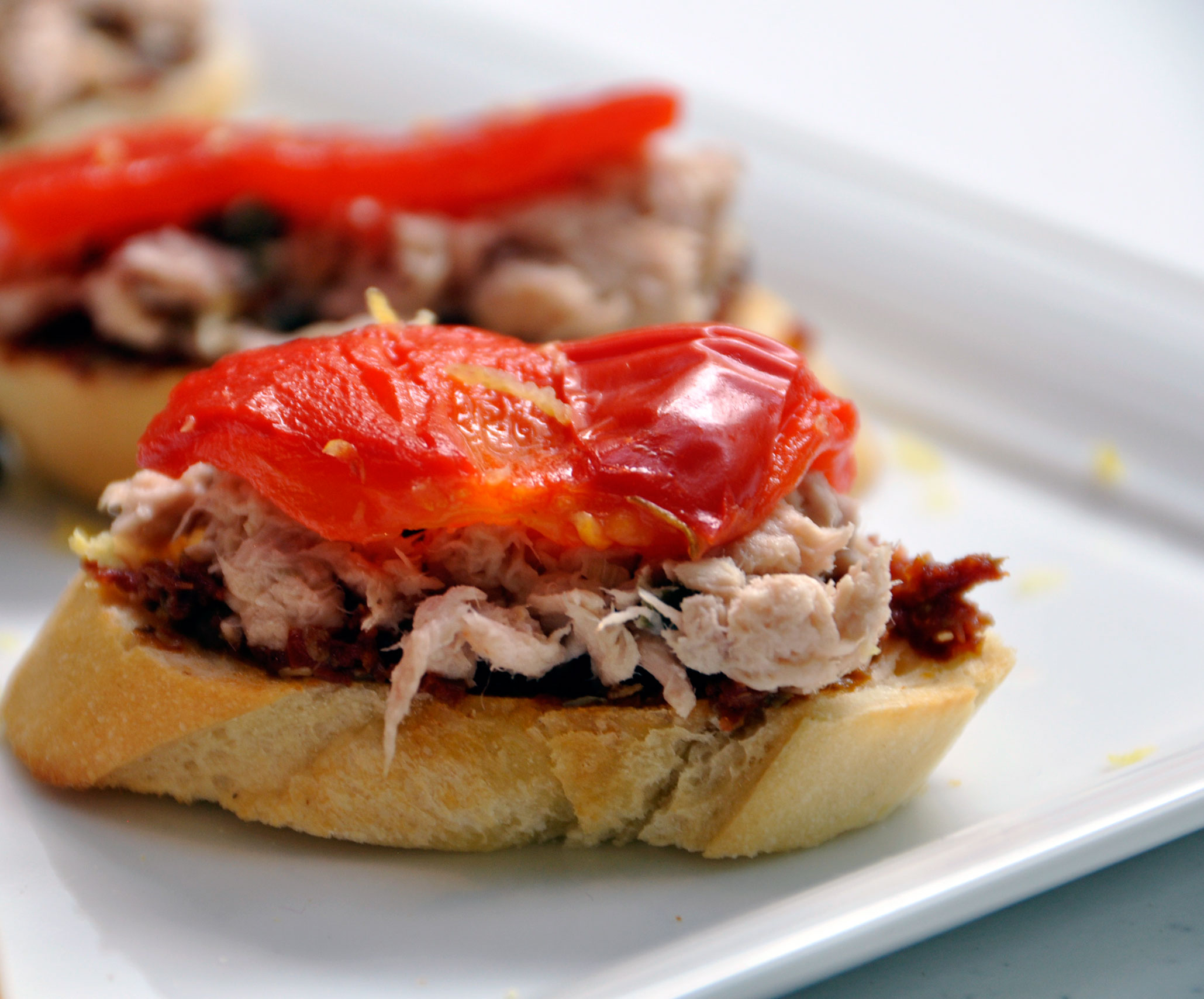 Holiday Appetizer Recipe Tuna Crostini Rockin Mama™