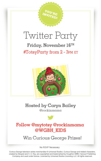 Curious George Twitter Party