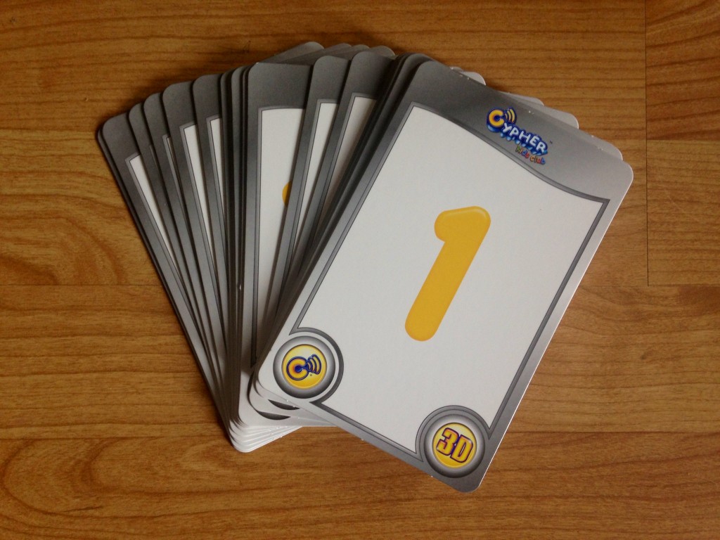 Cypher Kids Club Interactive Cards- Numbers