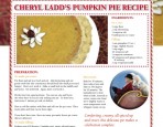 Recipe for Pumpkin Pie