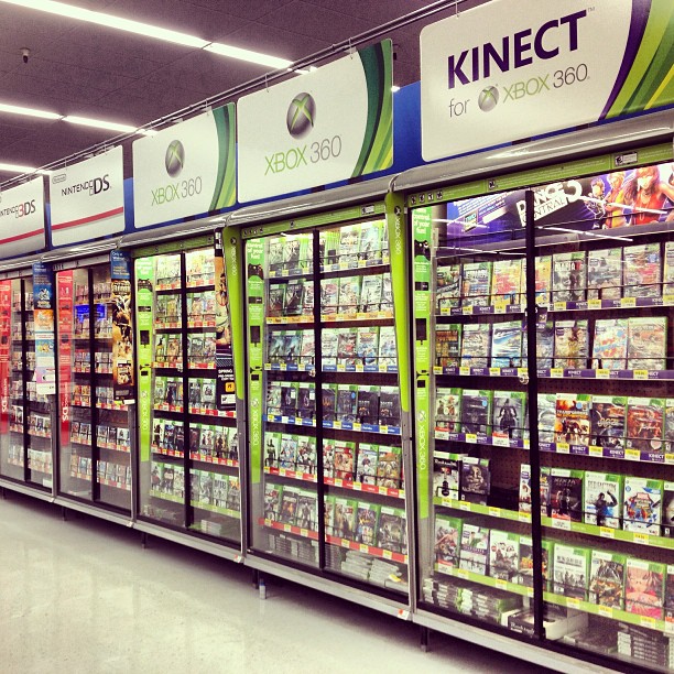 Walmart games shop in store