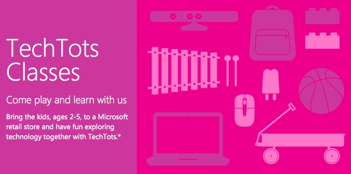 Microsoftt Tech Tots Classes