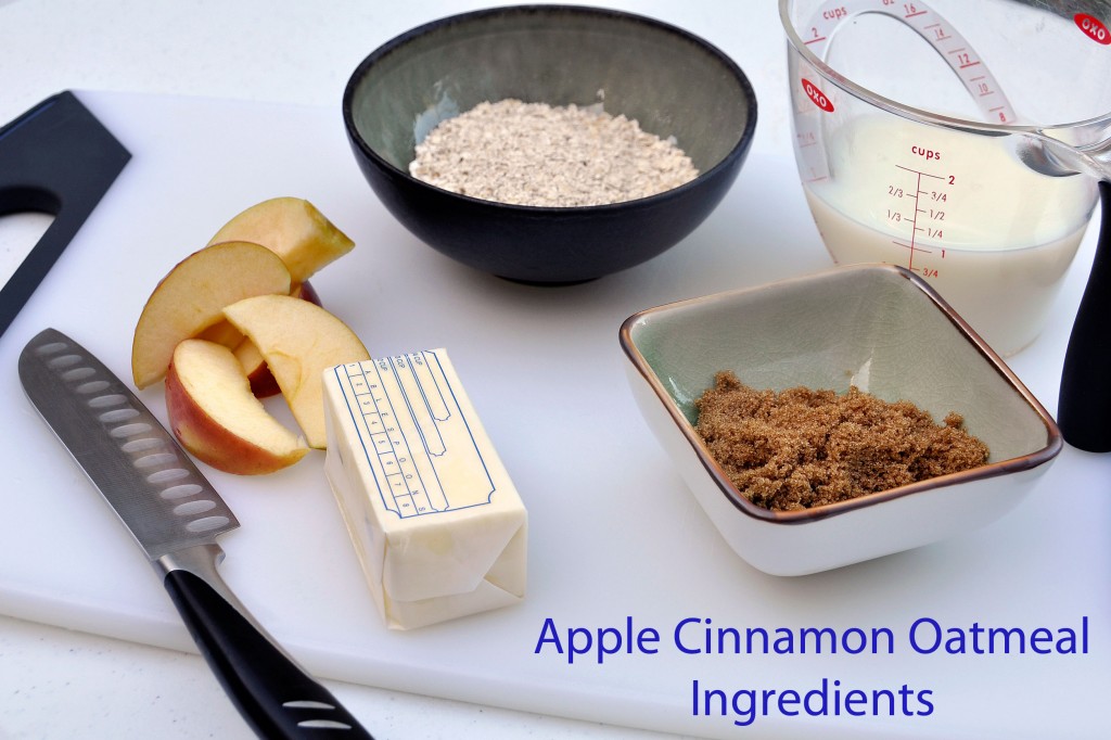 Apple Cinnamon Oatmeal Ingredients