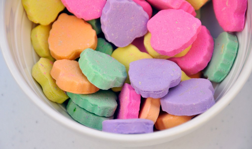 Blank Candy Conversation Hearts