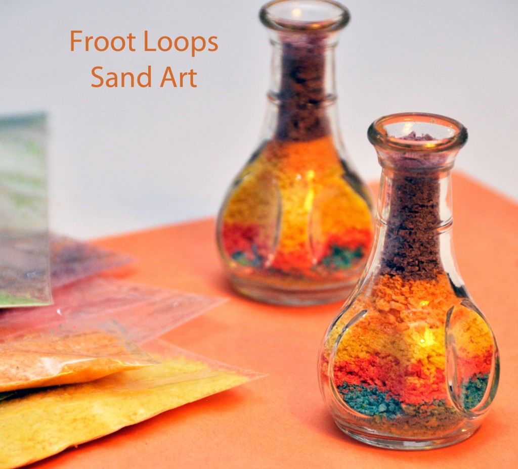 Froot Loops Sand Art