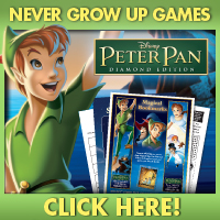 Peter Pan Never Grow Up Games