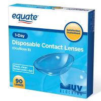 equate 1 day 90 pack contact lenses