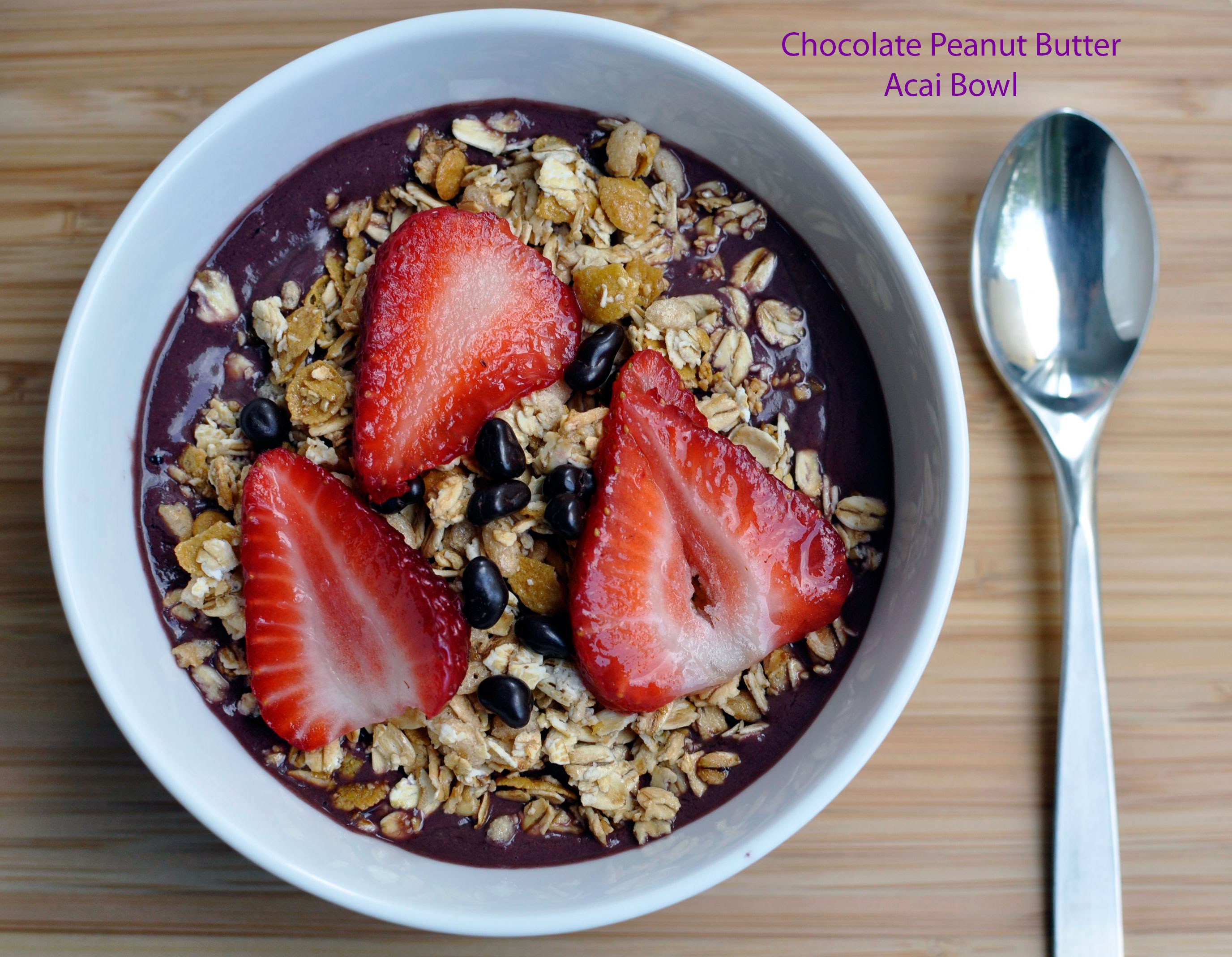 Easy Peanut Butter Acai Bowl