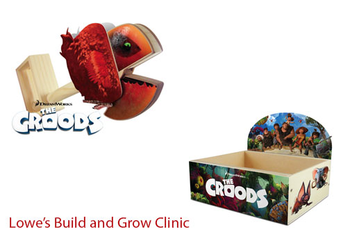 Lowe's Build and Grow Clinic & The Croods