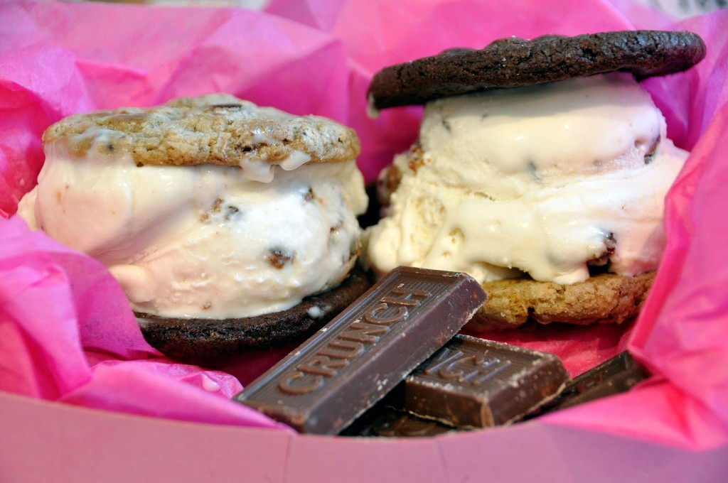 Candied Bacon Ice Cream Cookie