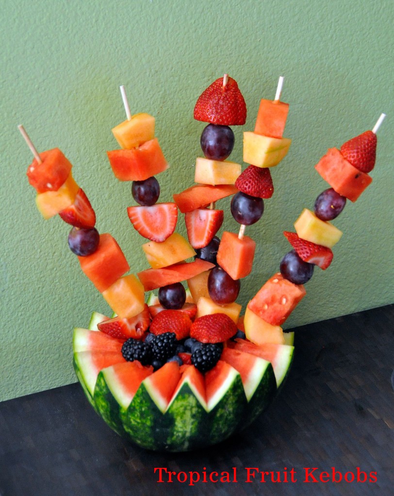 Tropical Fruit Kebobs