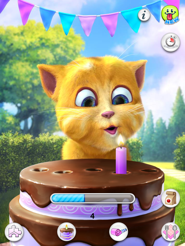 Talking Ginger's Birthday App