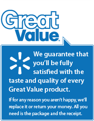 Great Value Guarantee