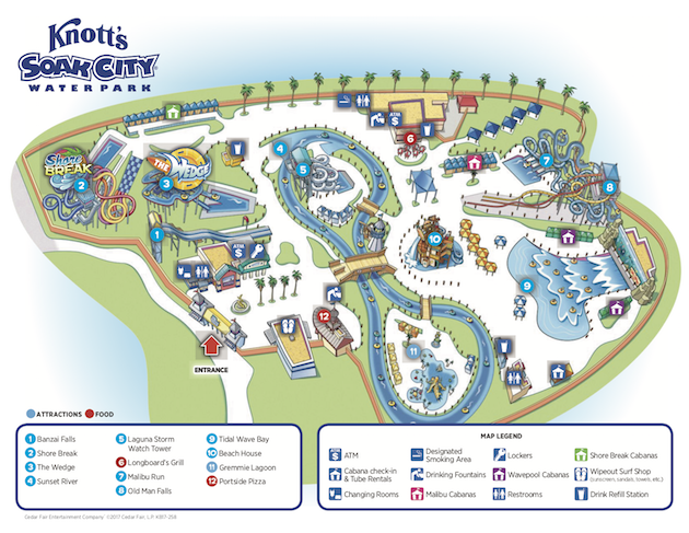 Knotts Soak City Park Map