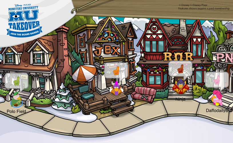 Monsters University Takeover At Club Penguin - Rockin Mama™