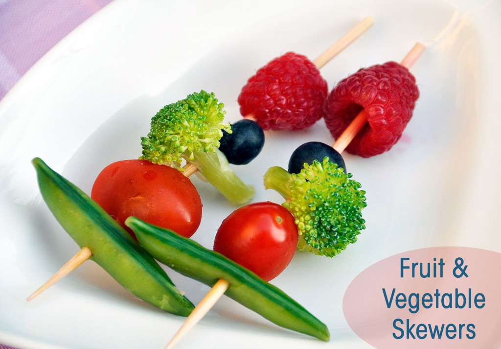 Fruit and Vegetable Skewers