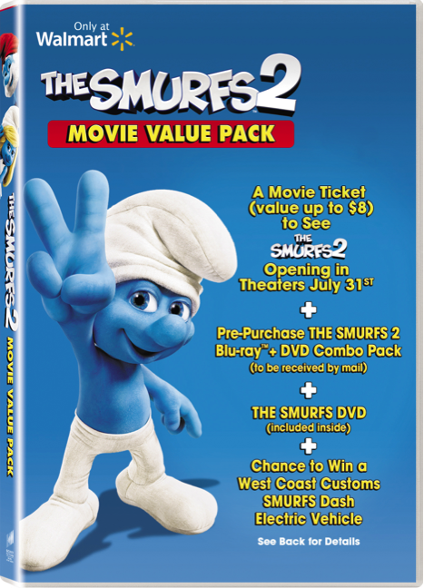 Smurfs 2 Movie Value Pack