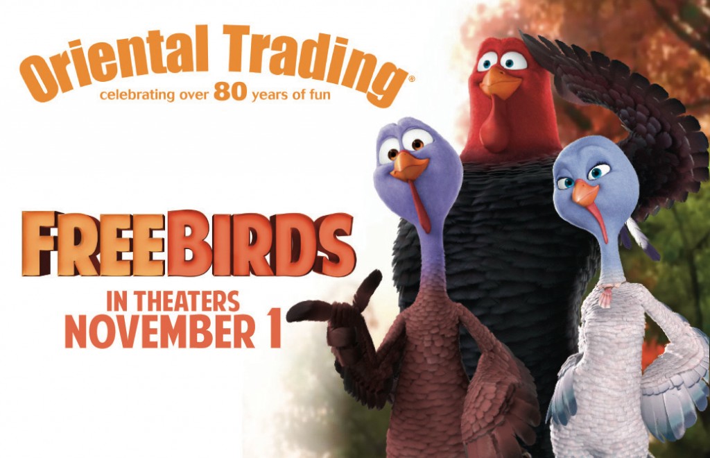 Free Birds Partners With Oriental Trading Company