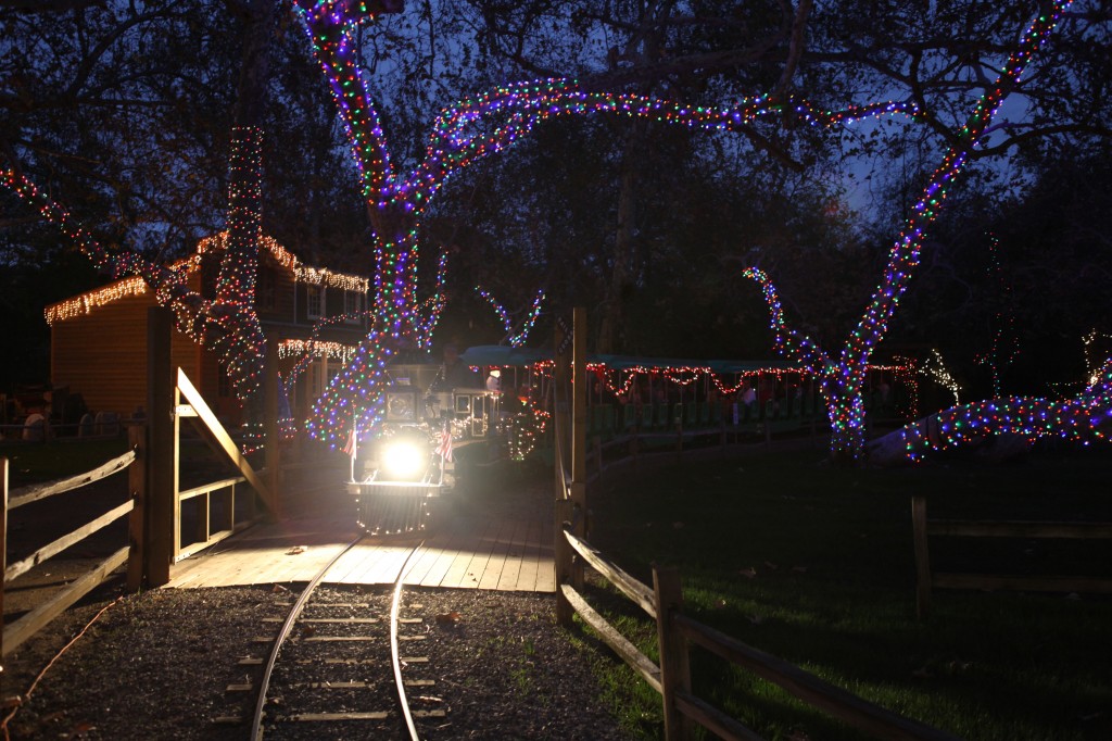 Christmas Train at Irvine Park Railroad