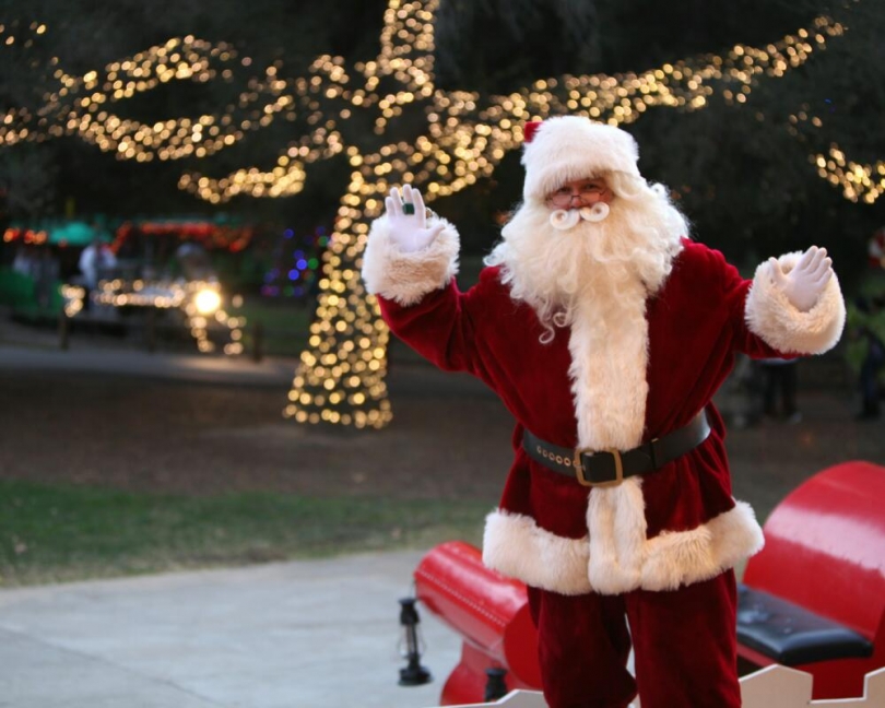 Santa Claus at Irvine Park Railroad