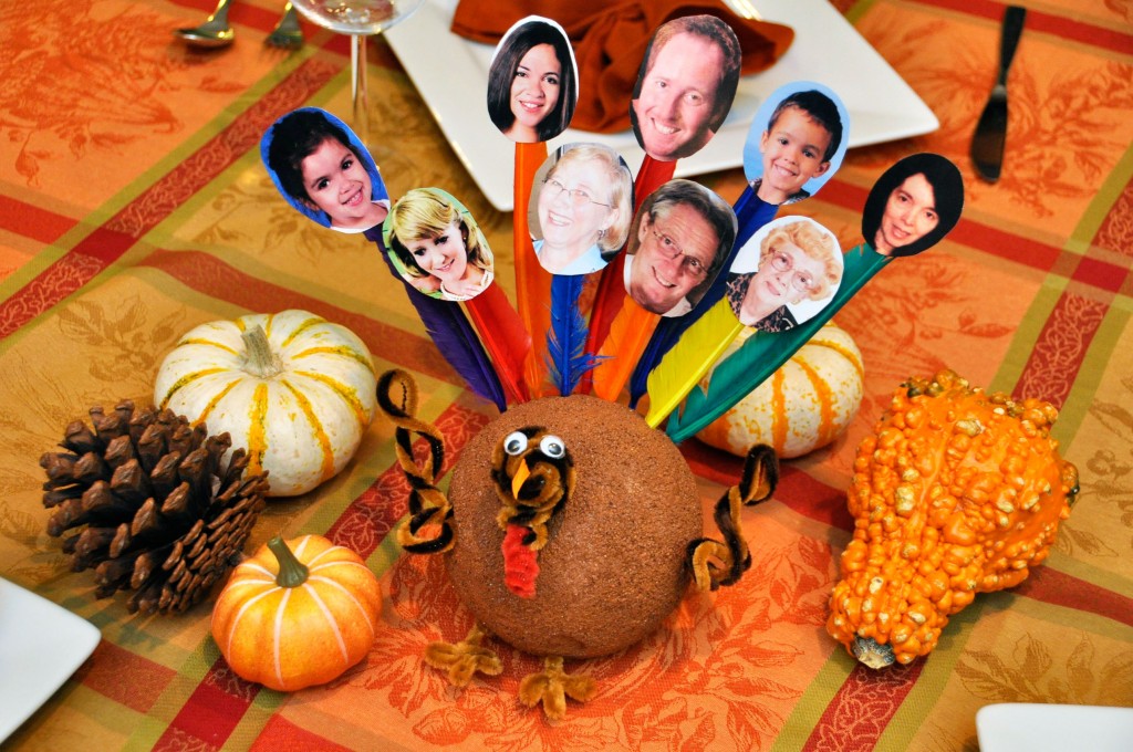 Thanksgiving Photo Centerpiece