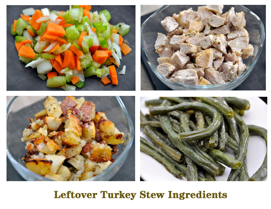 Leftover Turkey Stew Ingredients