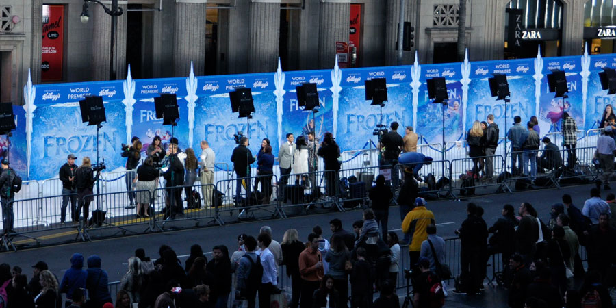 Frozen World Premiere