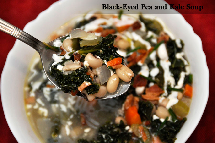 Black-Eyed Pea and Kale Soup