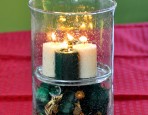 Faux Floating Candle Centerpiece