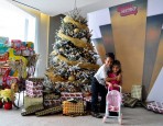 Kids by the Tree