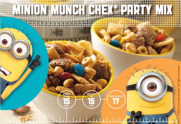 Minion Munch Chex Party Mix