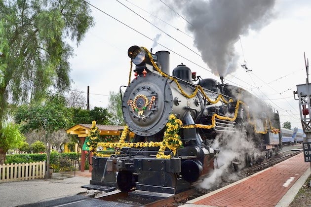 Orange Empire Railway Train to Santas Workshop