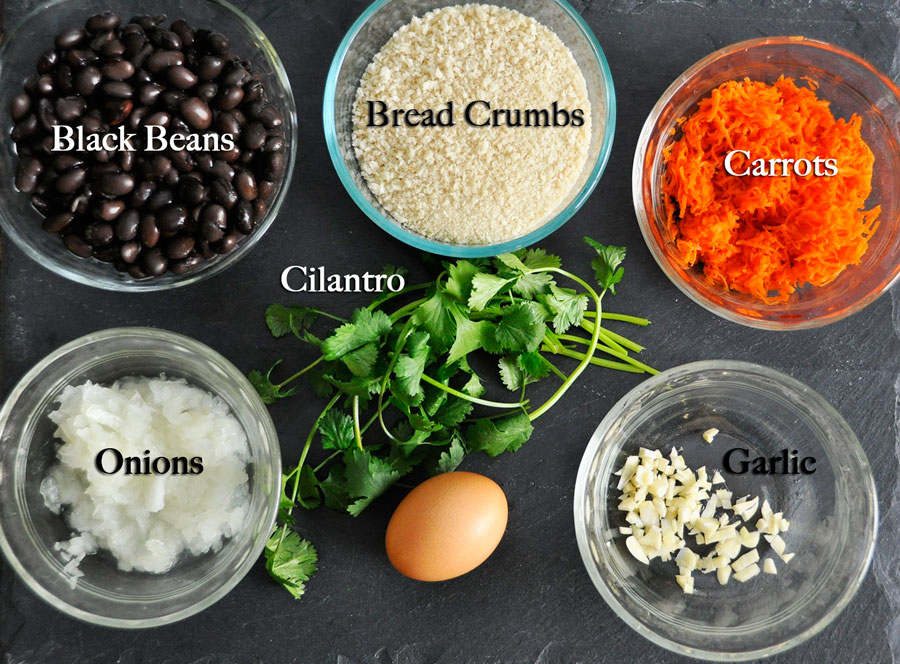 Black Bean Burger Ingredients