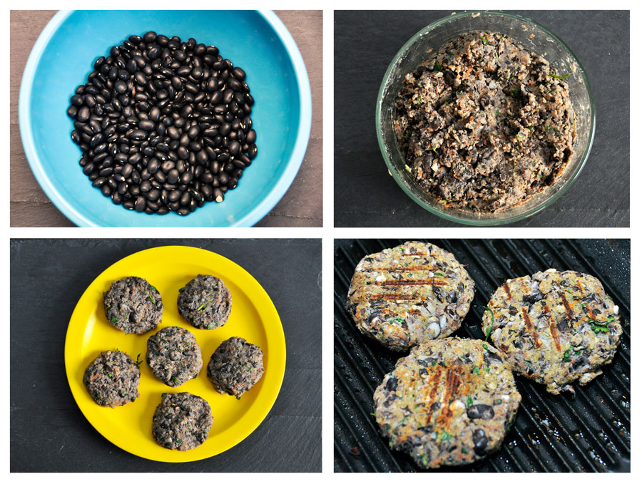 Making Black Bean Burgers