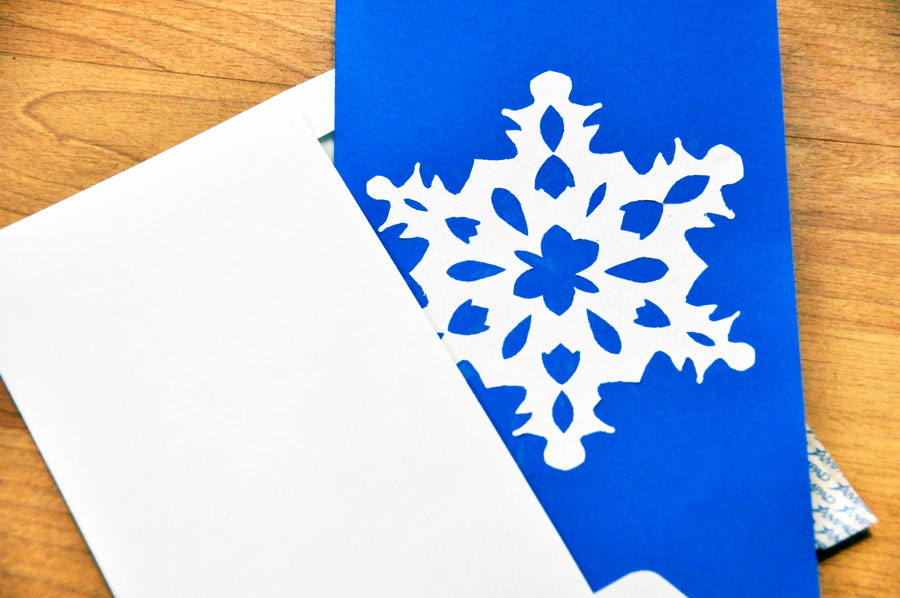 DIY Snowflake Invitation