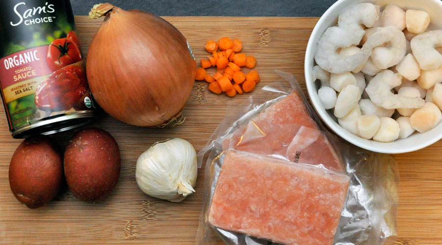 Cioppino Ingredients
