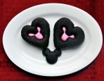 Mickey Mouse Heart Cookies