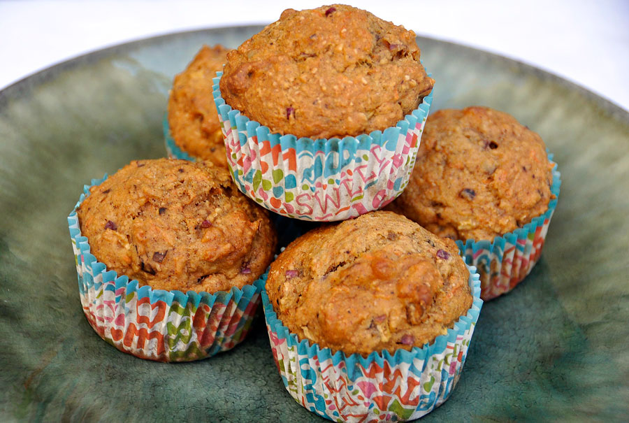 Vegan Carrot Radish Muffins Recipe