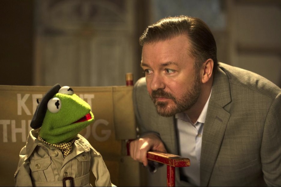 Ricky Gervais in Muppets Most Wanted