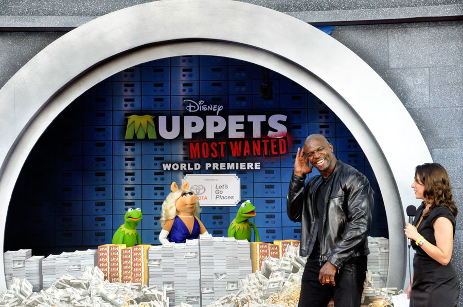 Terry Crews Muppets Most Wanted Premiere